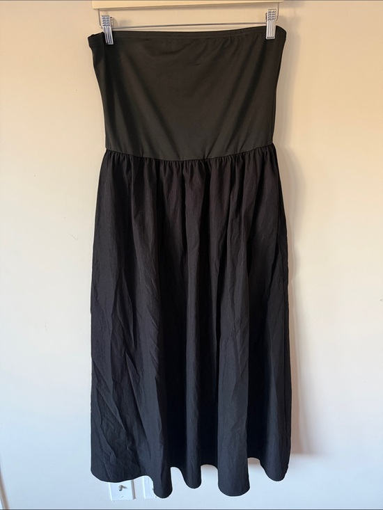 Cupshe Dresses & Skirts - NWT CUPSHE BLACK STRAPLESS MIDI DRESS